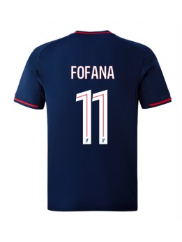 Billige Olympique Lyonnais Malick Fofana #11 Bortedrakt 2025-26 Kortermet